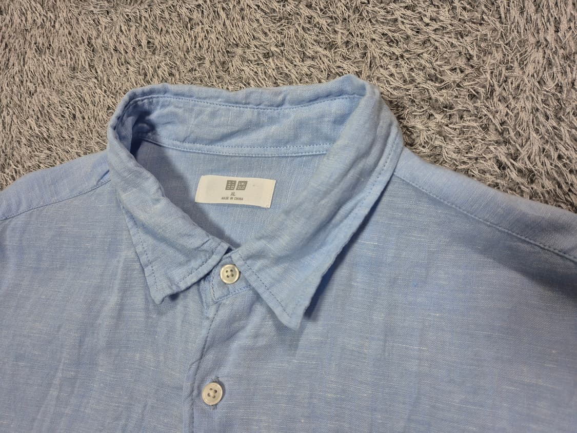 유니클로 남성 린넨 셔츠 XL 상품이미지2