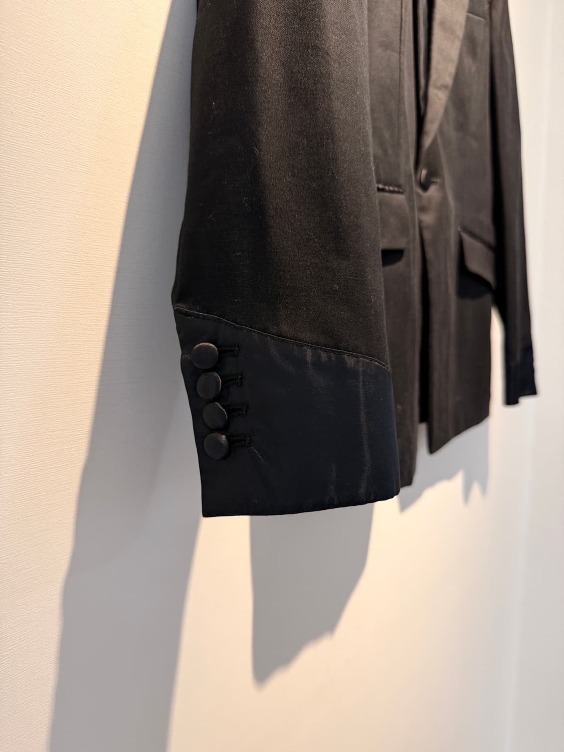 00s A.A.R Satin Tuxedo Jacket 상품이미지2