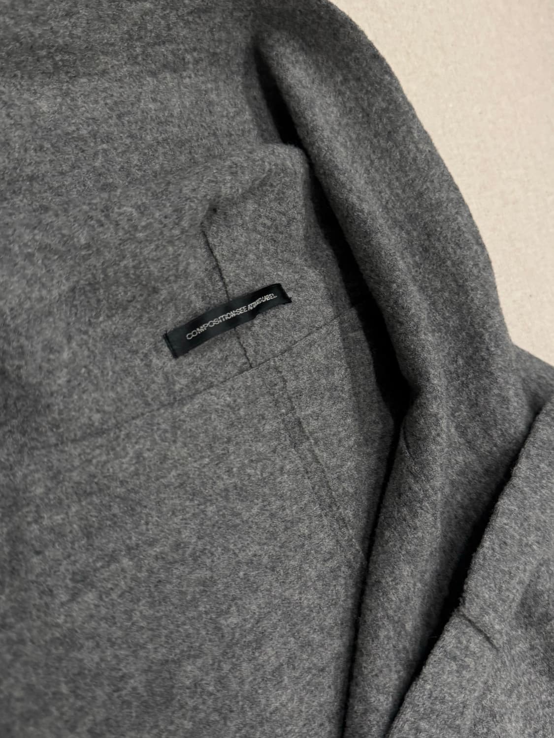 요지야마모토 08aw 비대칭 코트 가디건 상품이미지9