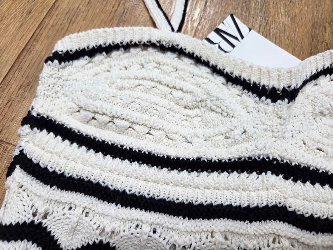 자라(ZARA) 뜨개 니트원피스 55-66 새상품 상품이미지5