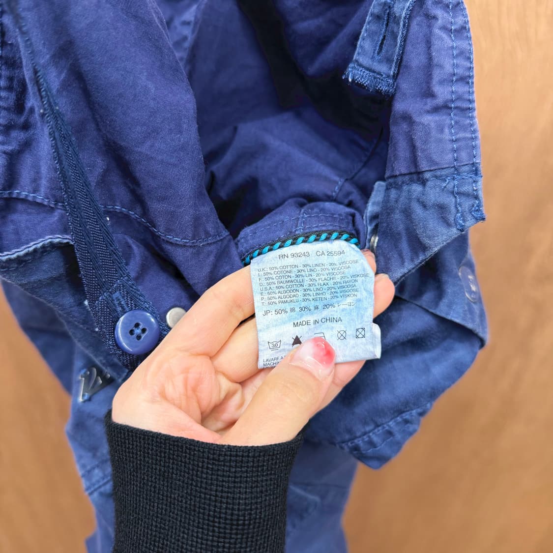 디젤 스트랩 점프수트 스냅 버튼업 멀티 포켓 로고 자수 디테일 네이비 상품이미지8