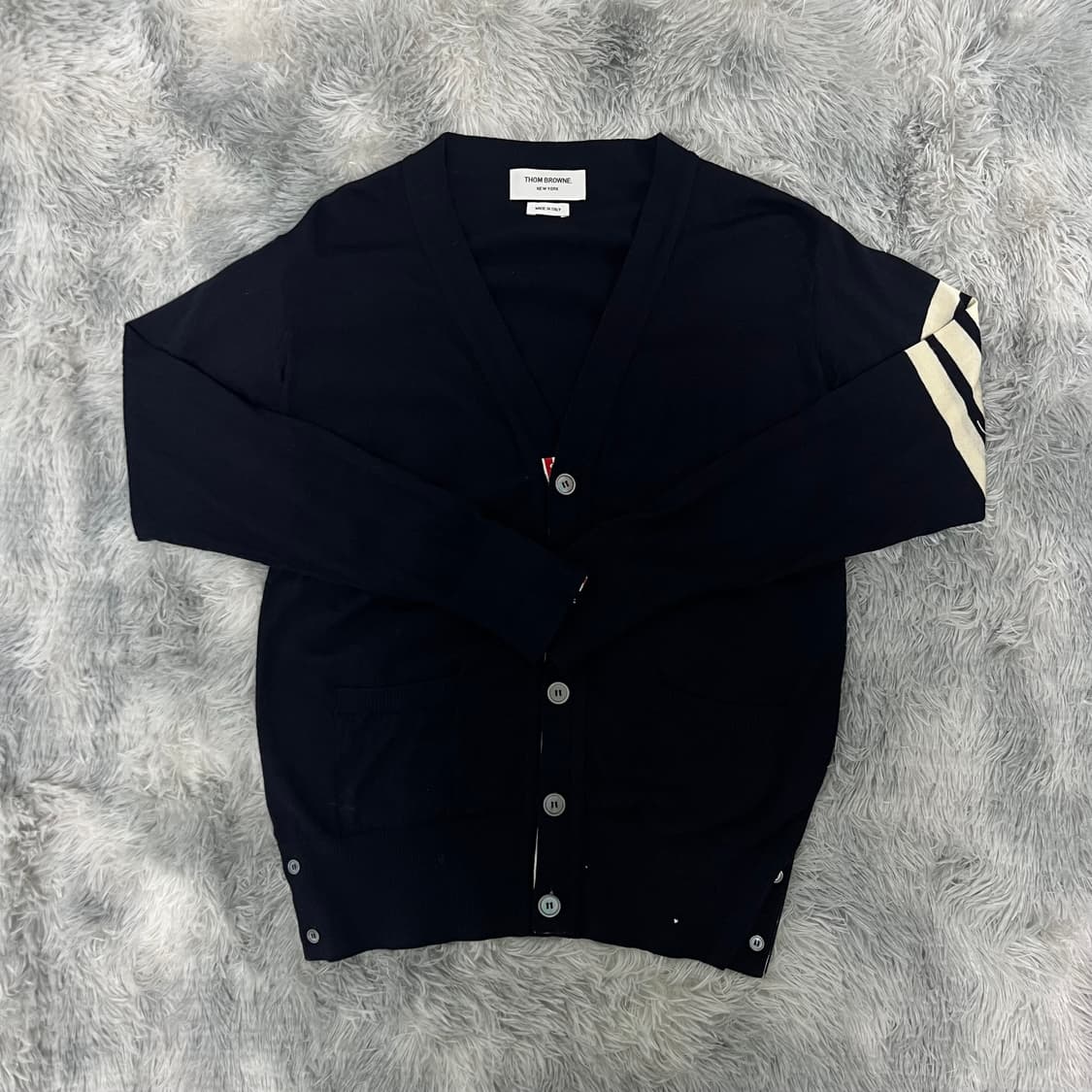 [정품/A급] 톰브라운 4선 울 가디건 상품이미지1