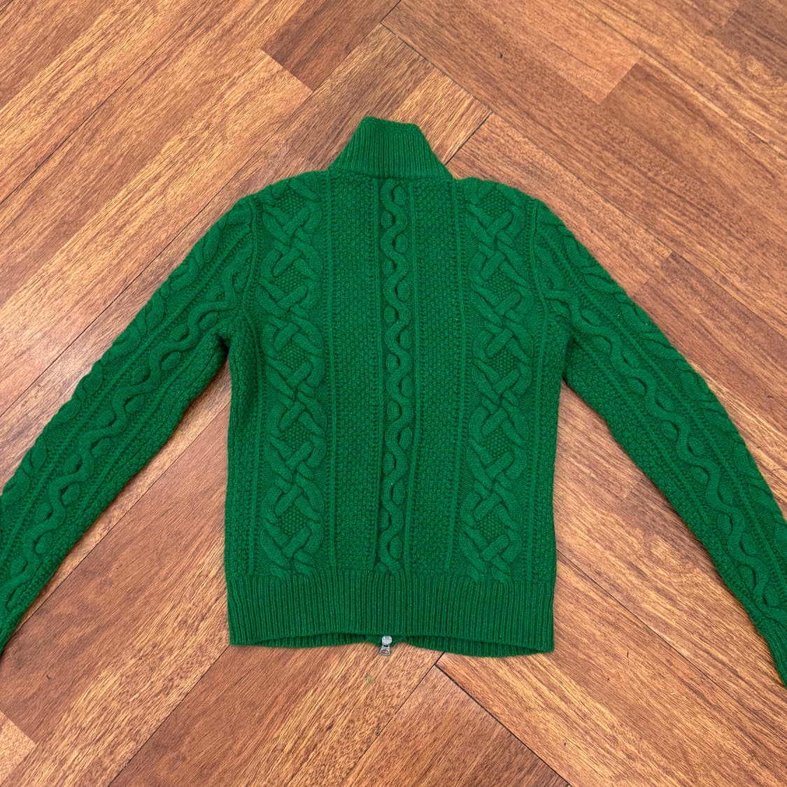 여성용 S 폴로 랄프로렌 럭비 케이블 투웨이 니트 집업  상품이미지2