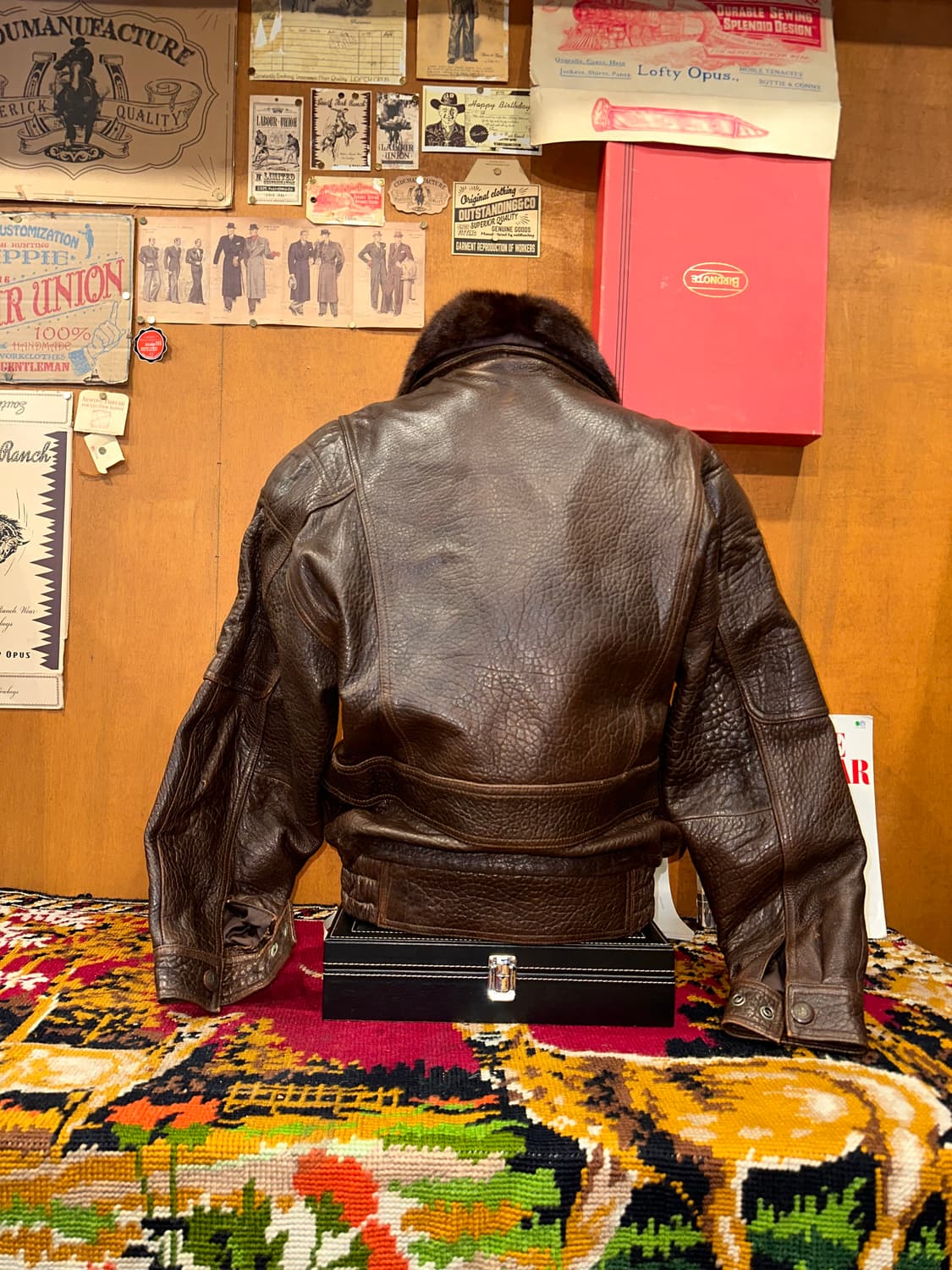 ( XL-2XL ) 가죽자켓 레더자켓 a2가죽 g1가죽 밀리터리 워크웨어 상품이미지4