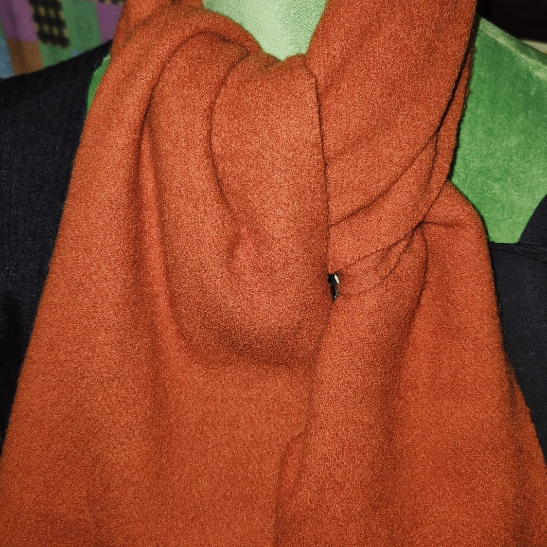 비비안웨스트우드 브릭 로즈 울 머플러 상품이미지8