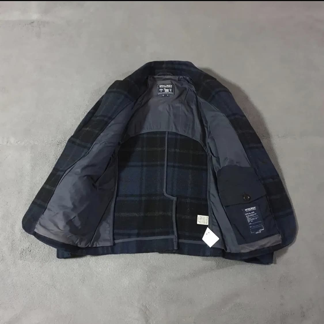 울리치 체크 울 헌팅 코트 자켓 S 상품이미지3