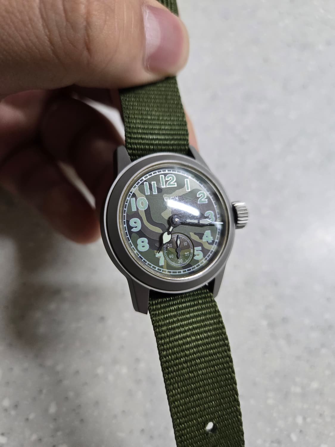 빈티지 엘진 A-554 복각 밀리터리/카시오/세이코/해밀턴/더티더즌 상품이미지6