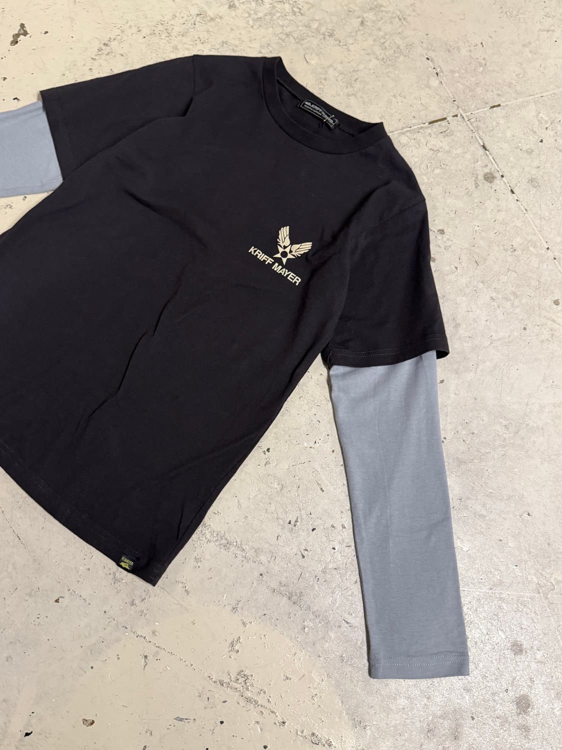 t-shirt layered printing long sleeve 상품이미지6