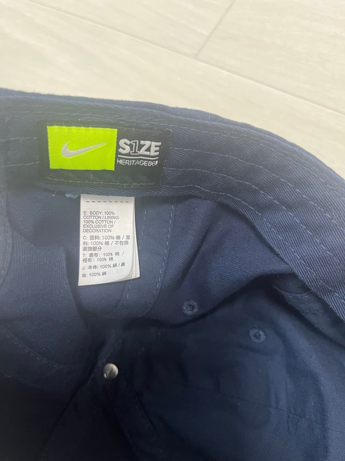 나이키 볼캡 네이비 상품이미지4