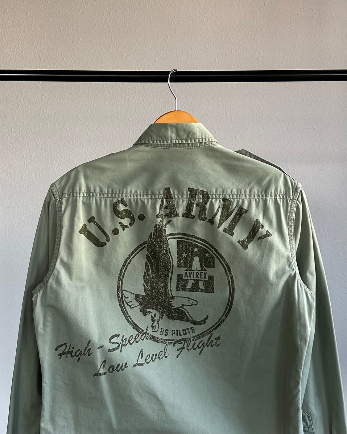 [M]아비렉스 AVIREX US ARMY 밀리터리 셔츠 상품이미지3