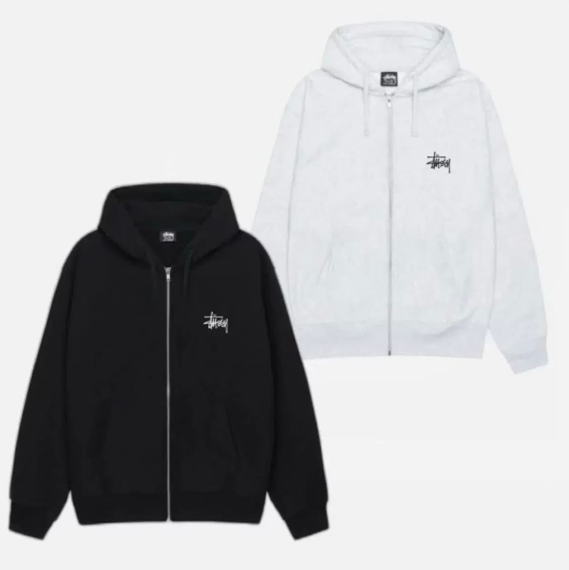 (정품 무료배송)스투시 베이직 후드집업 상품이미지2