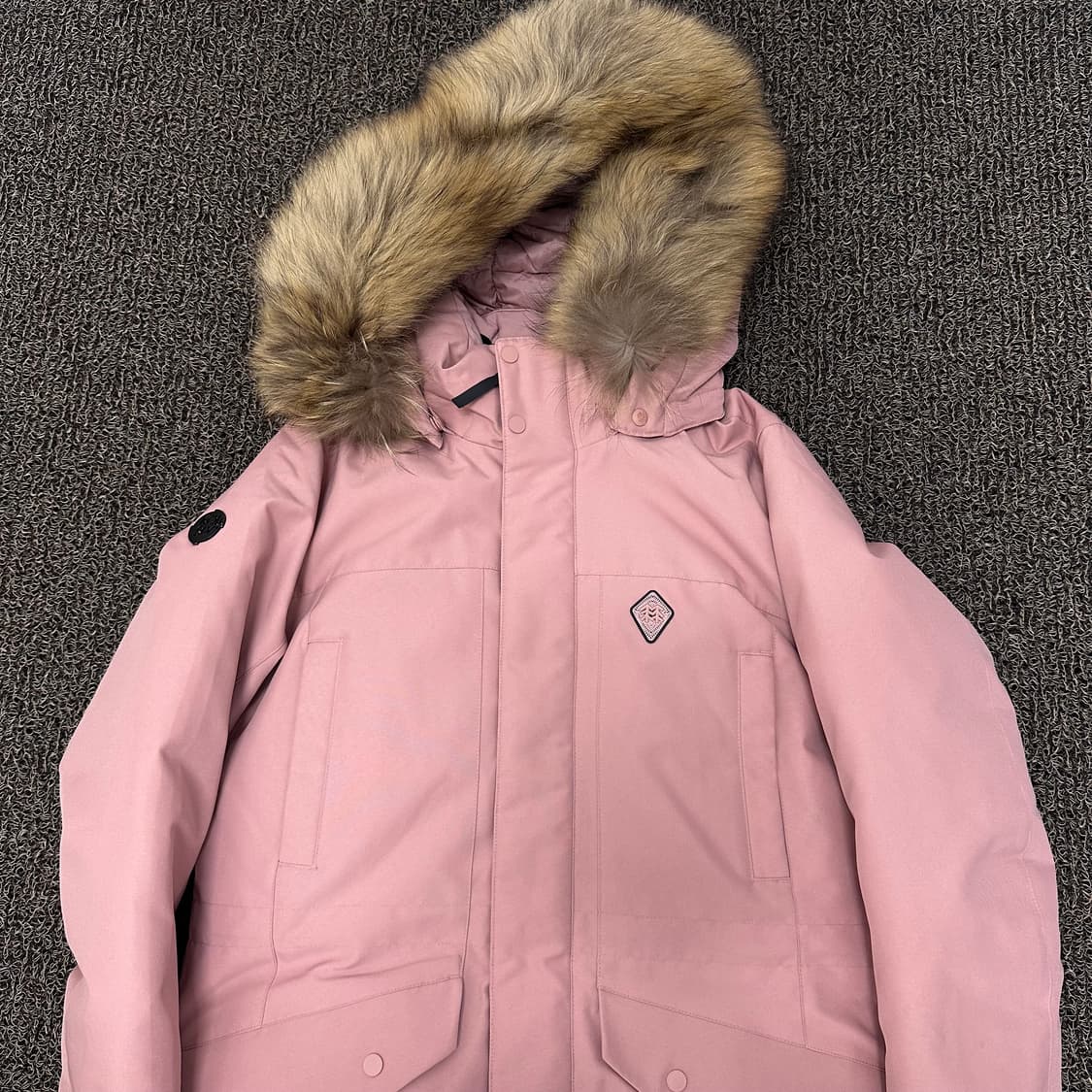 코오롱스포츠 여성 고어텍스 구스다운 롱패딩 핑크 100(L) 상품이미지2