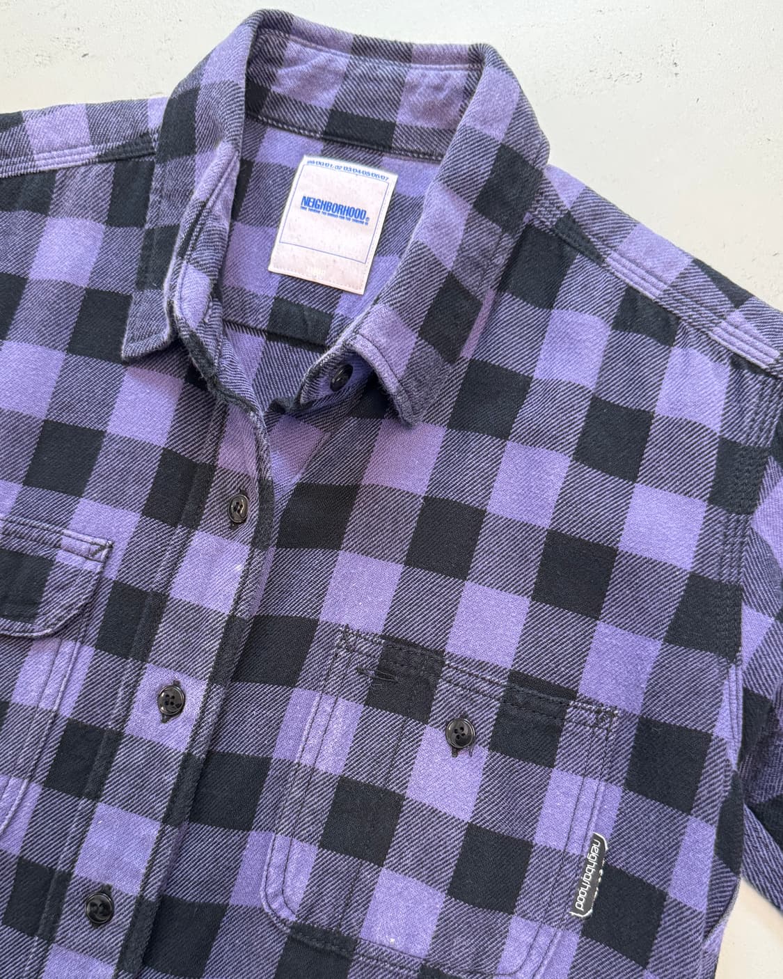 네이버후드 2002 플란넬 체크 셔츠 상품이미지6