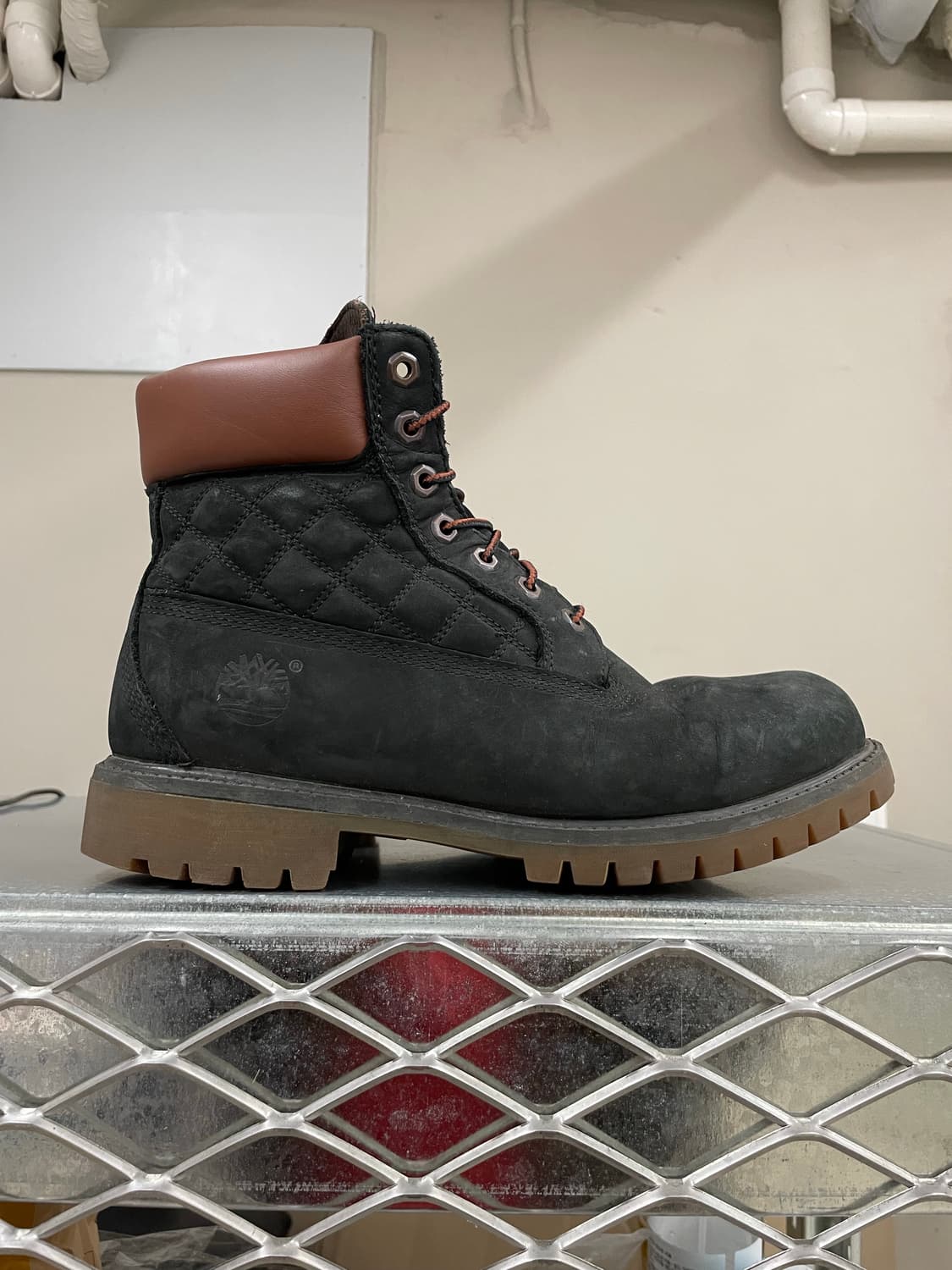 팀버랜드 6인치 퀄티드 부츠 블랙 270 (gr-4711) 상품이미지4