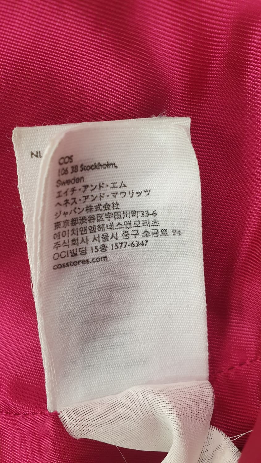 COS 핑크 코트 EUR 34 상품이미지9