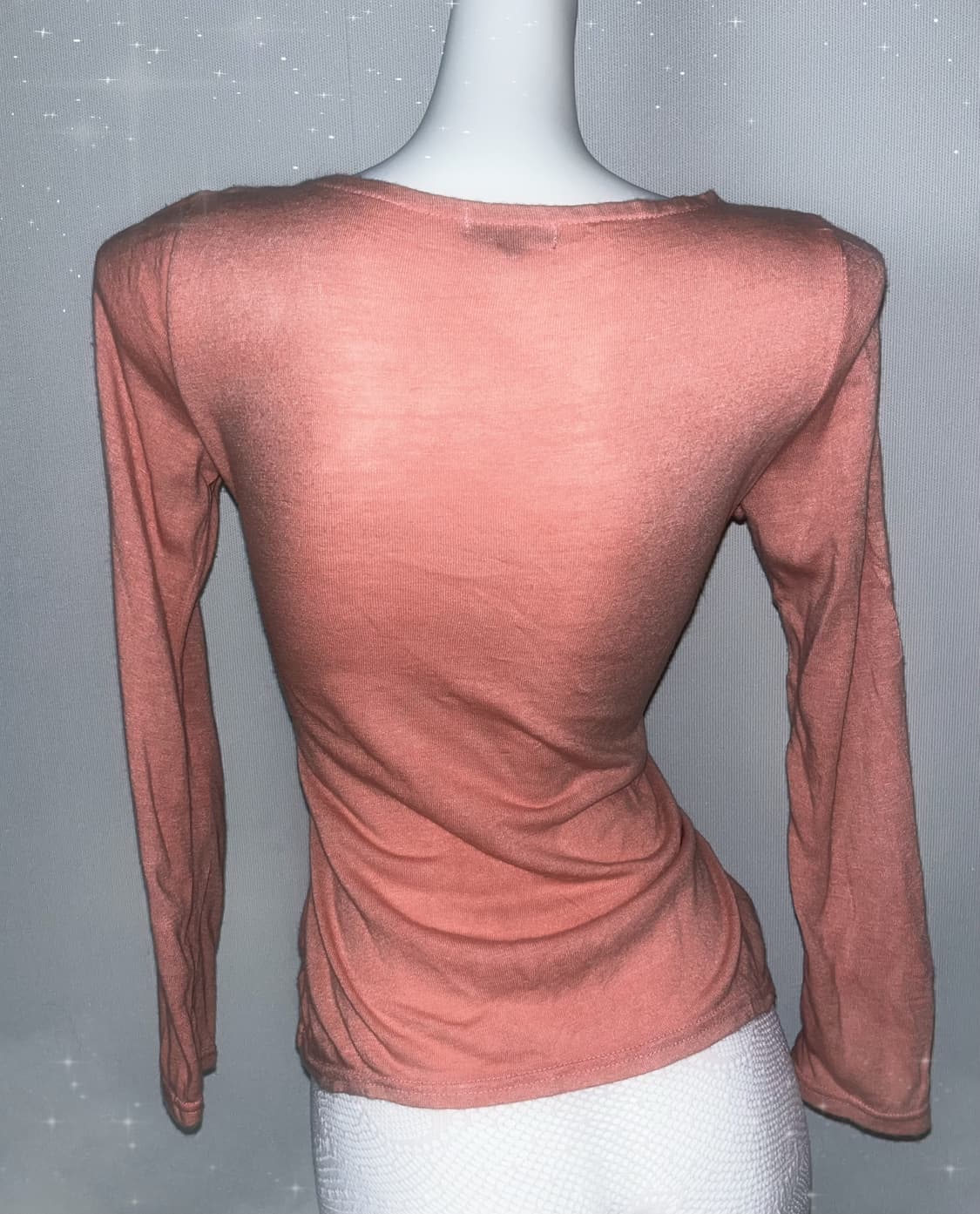 Brugge Sepia 로걀 히메갸루 에쉬핑크 셔링 레이스 롱슬리브 상품이미지3