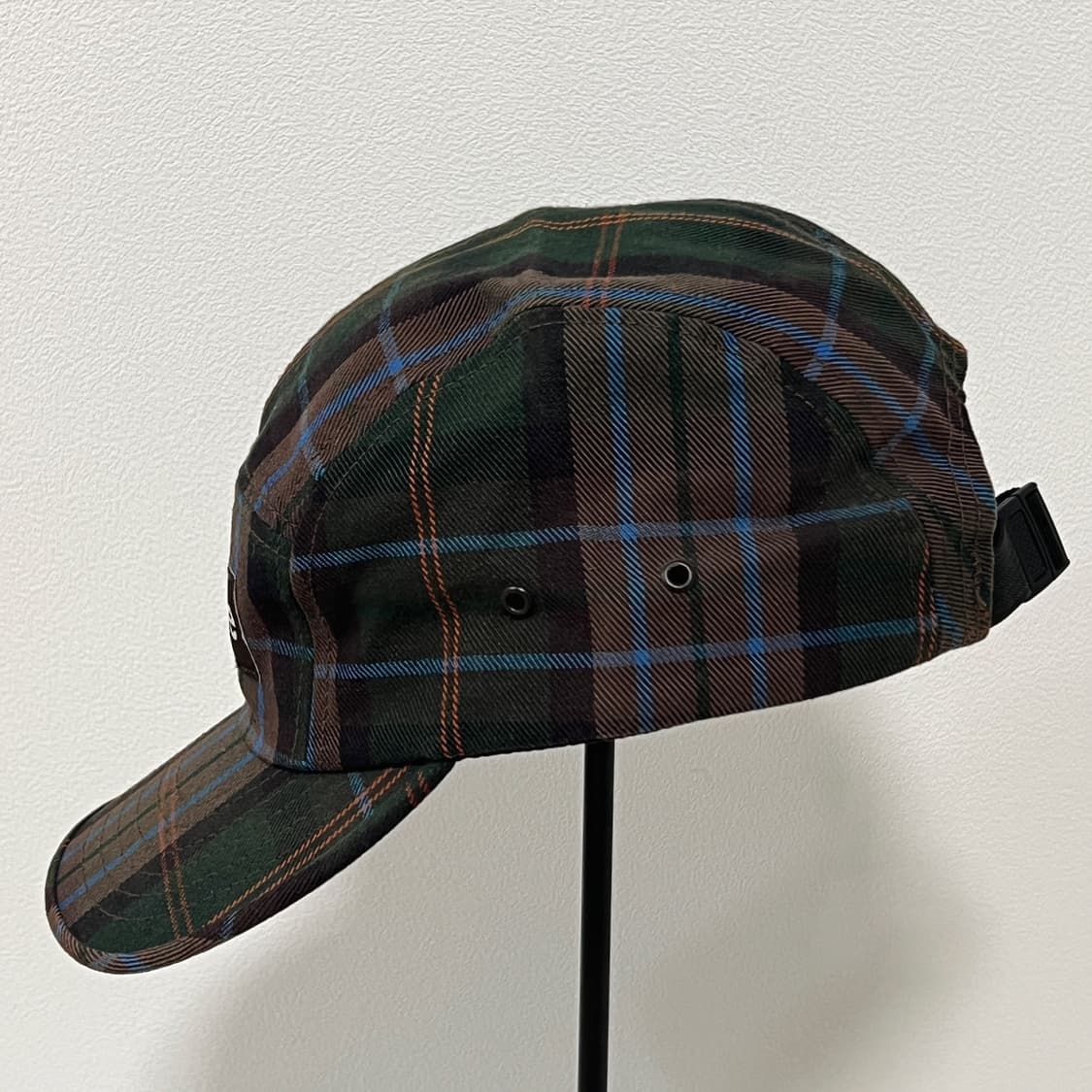 슈프림 2005 타탄 체크 캠프캡 그린 브라운 상품이미지4