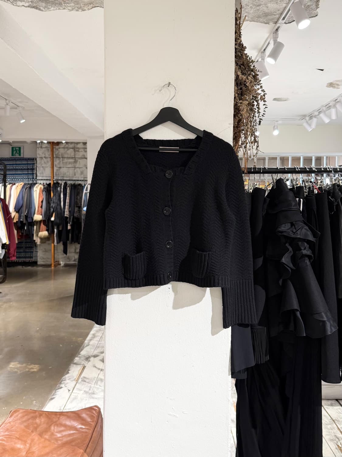 씨 바이 끌로에 블랙 라나울 블렌드 니트 가디건 상품이미지1