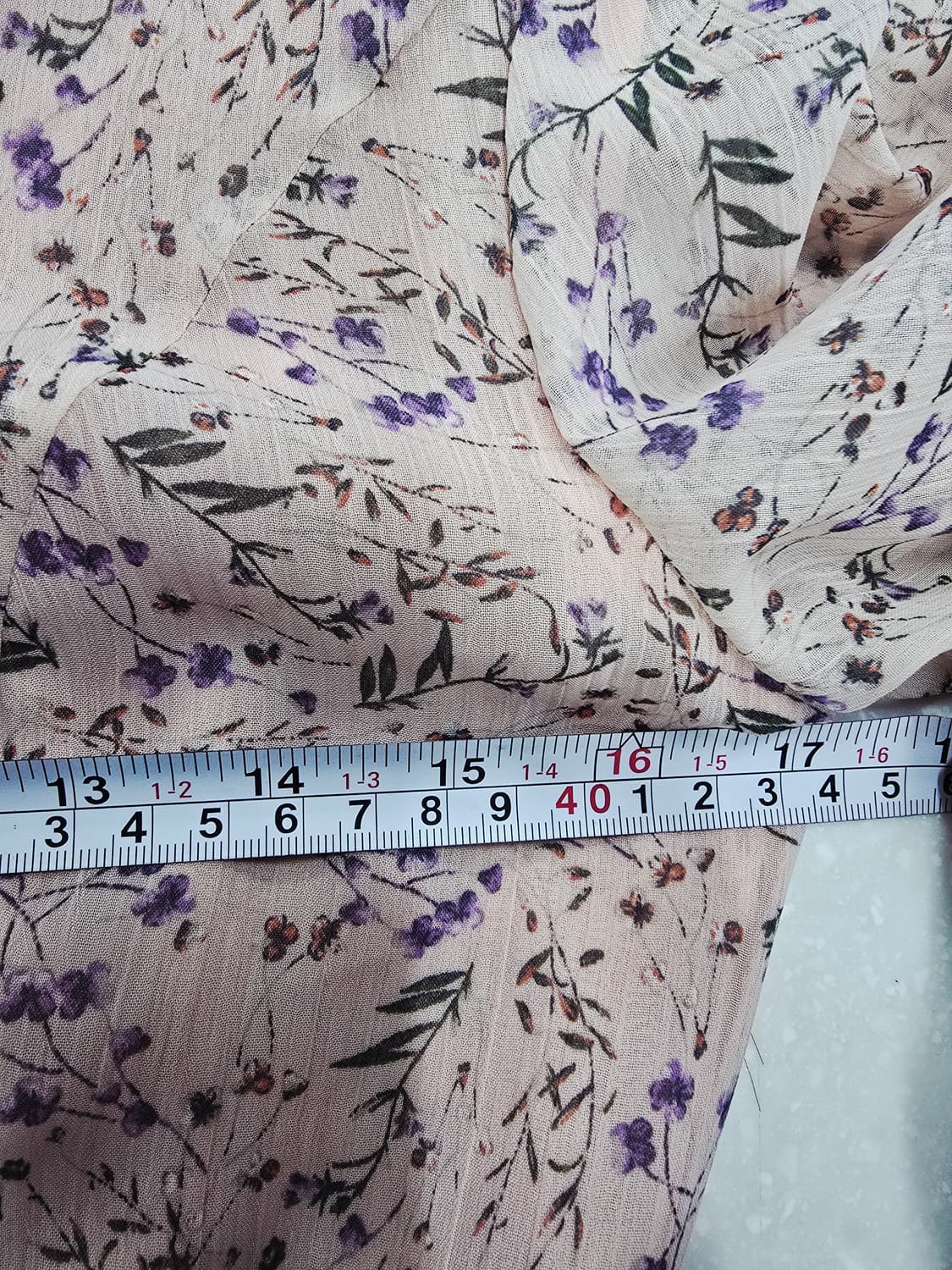 케네스레이디 쉬폰 플라워 원피스 핑크 프릴 상품이미지8