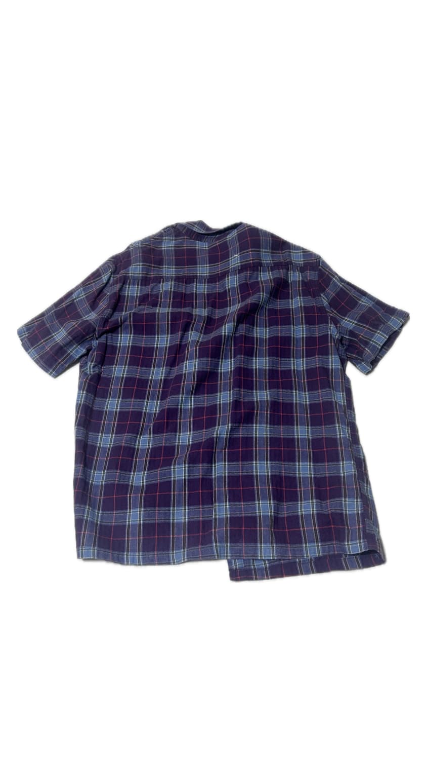 보라 빈티지 체크셔츠 S 상품이미지2