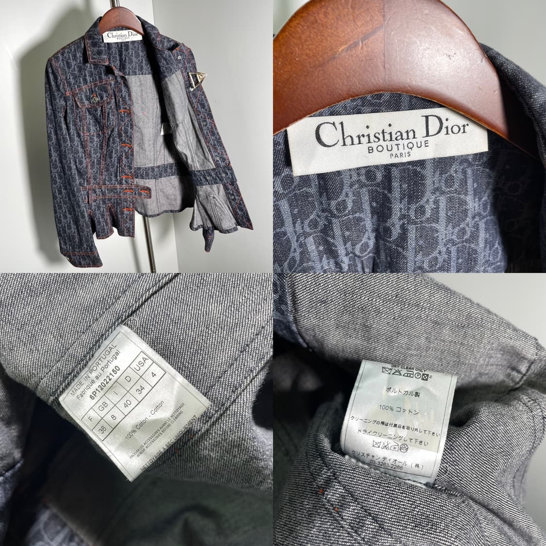 크리스챤 디올 오블리크 모노그램 데님 자켓 상품이미지10