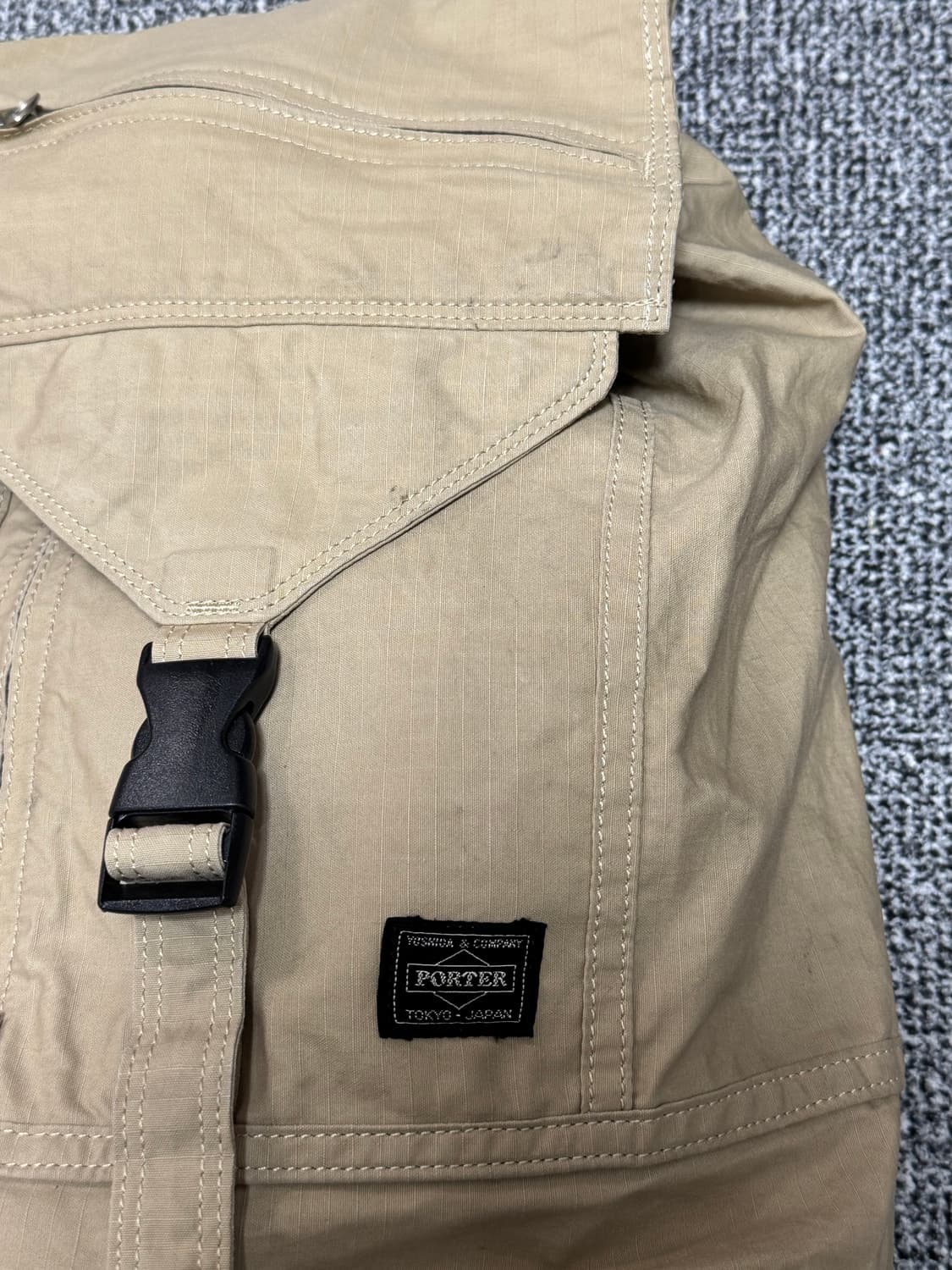 요시다포터 코튼 럭색 백팩 상품이미지9