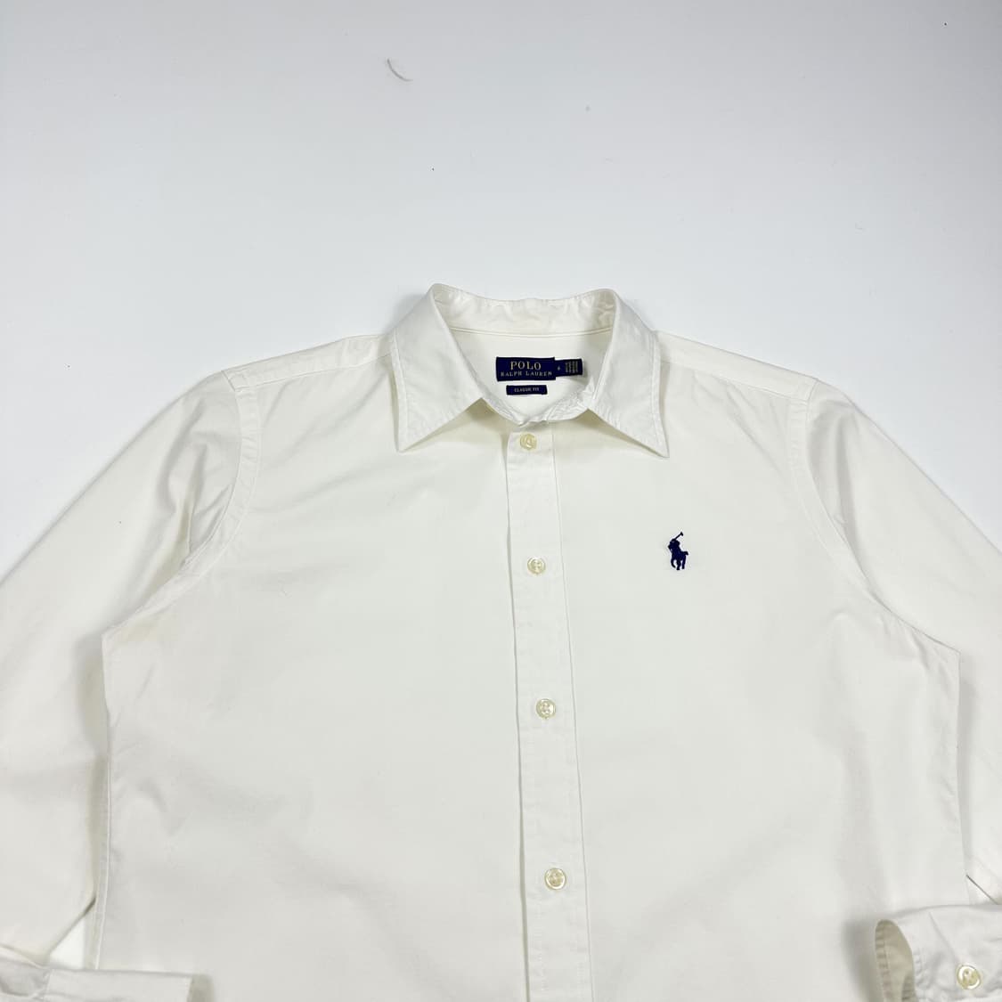 폴로 랄프로렌 클래식핏 여성 셔츠 화이트 여성M 상품이미지2