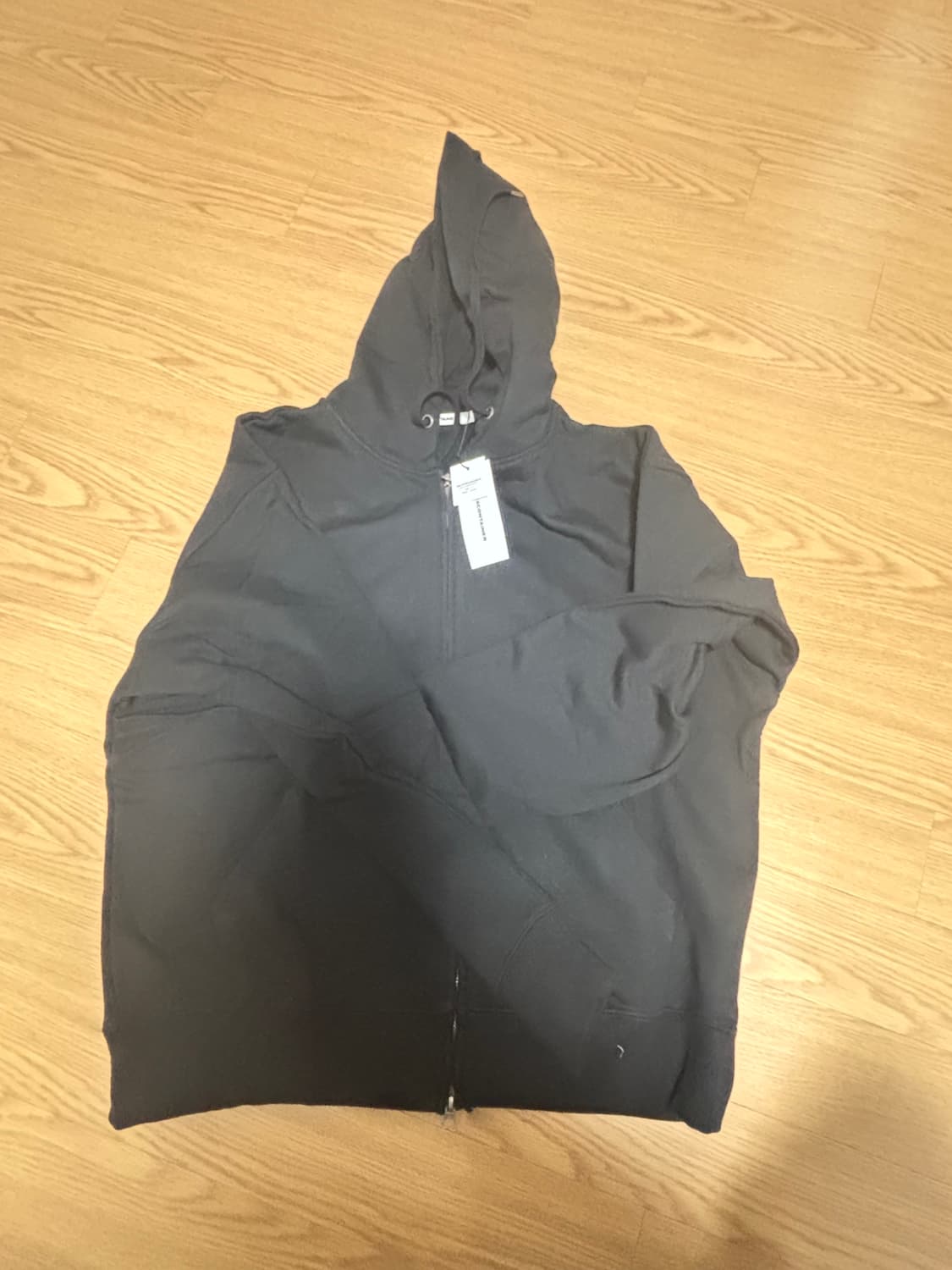 후드집업 블랙 그레이 일괄 새옷 상품이미지3