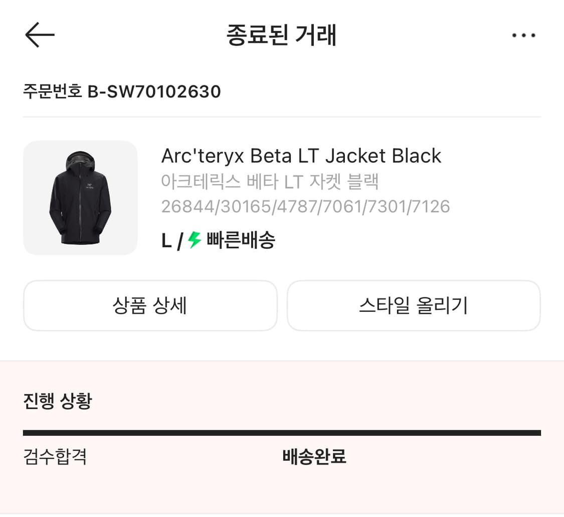 아크테릭스 베타 LT L 사이즈 상품이미지2