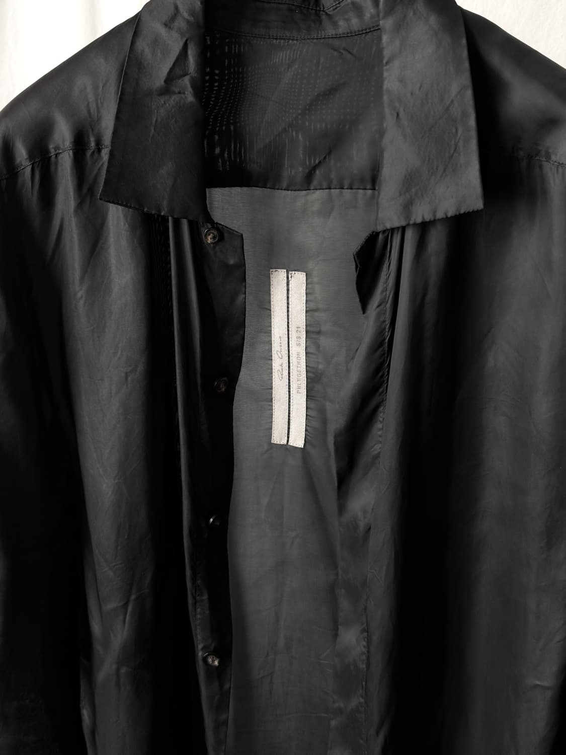 Rick Owens 21SS cupro shirt 상품이미지3