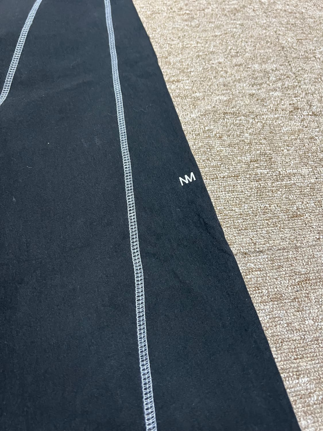 노매뉴얼 블랙 스티치 팬츠 L 상품이미지3