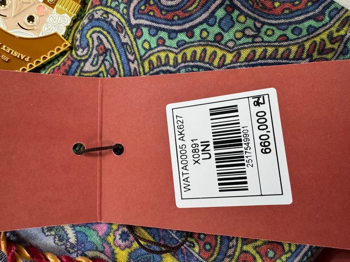 에트로 ETRO 페이즐리 홀리데이 실크 스카프 (호두까기 인형 참 포함) 상품이미지8