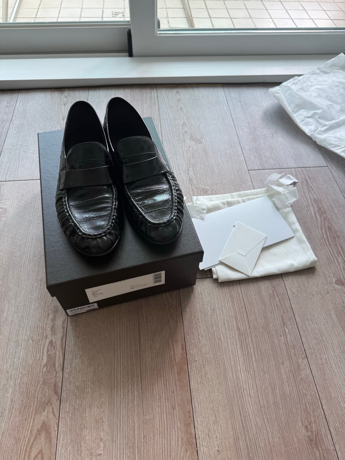 [eu43] the row eel soft loafers black 상품이미지2