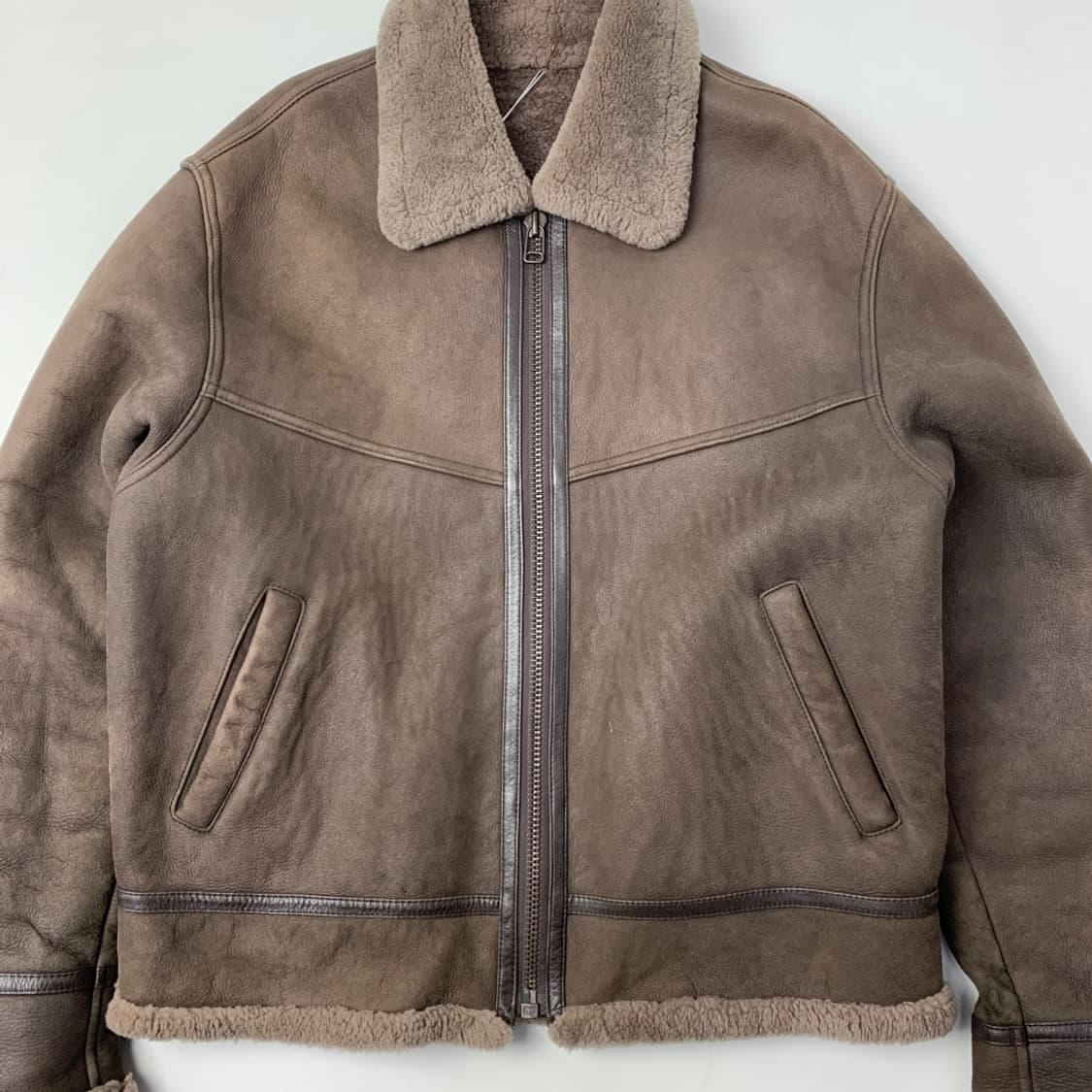 [95/정품] CASPI 양 가죽 양털 자켓 L1-0020 상품이미지4