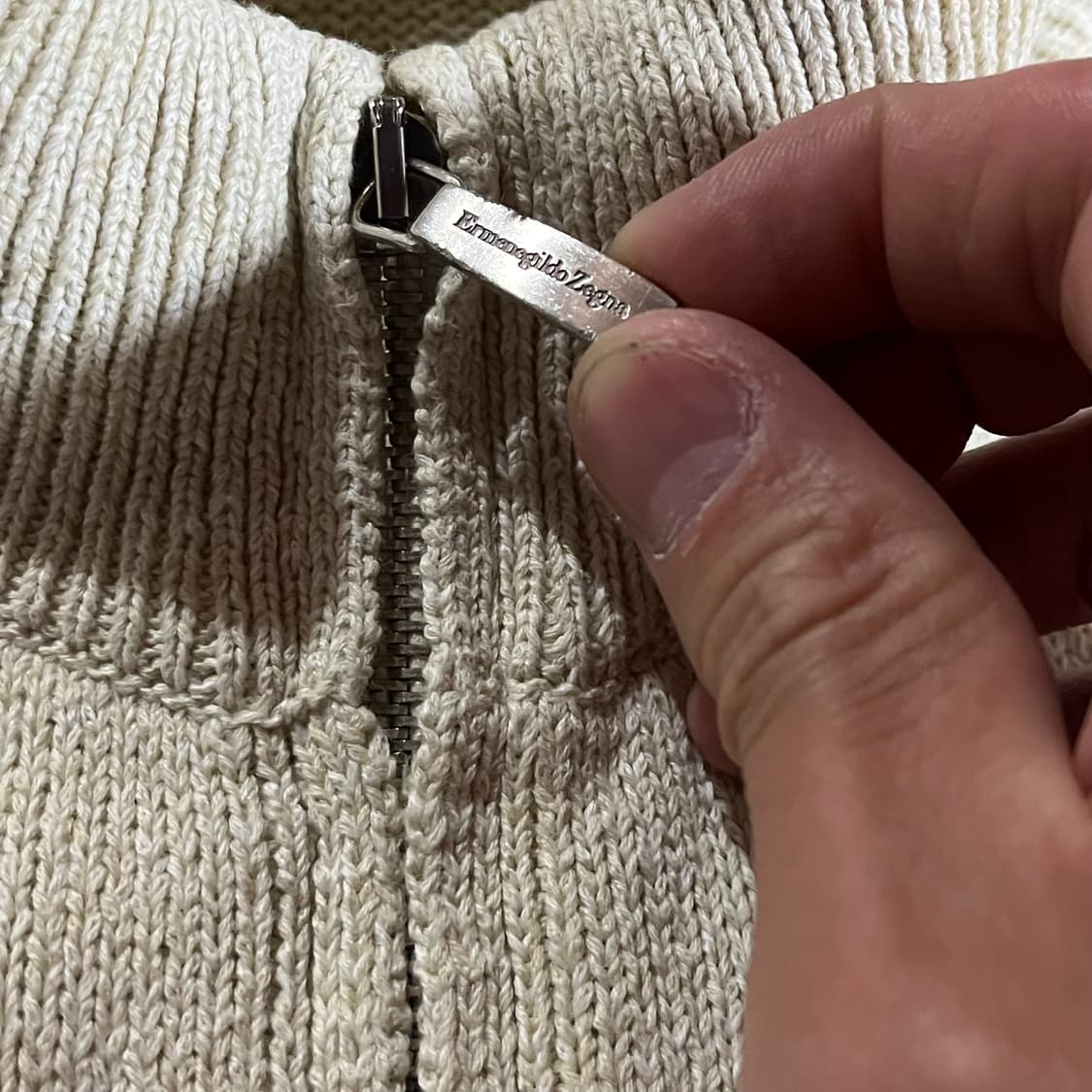 [100] 에르메네질도 제냐 니트집업 상품이미지5