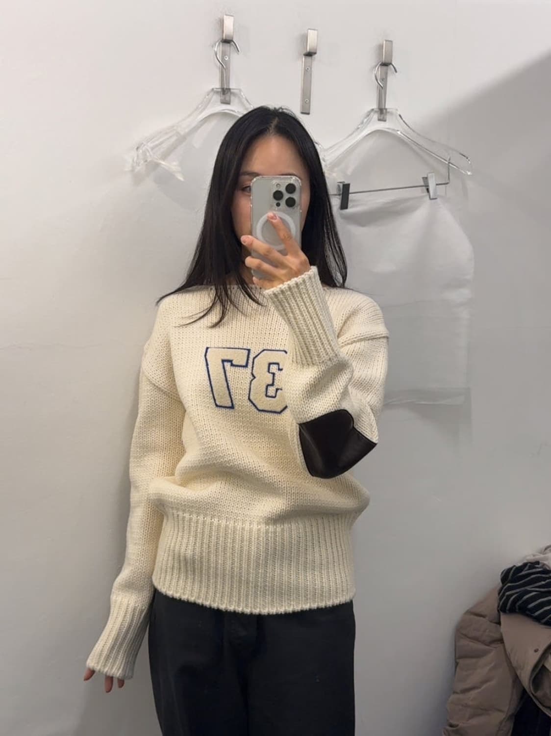 GBH 현주파크 콜라보_VINTAGE FOOTBALL KNIT 상품이미지6