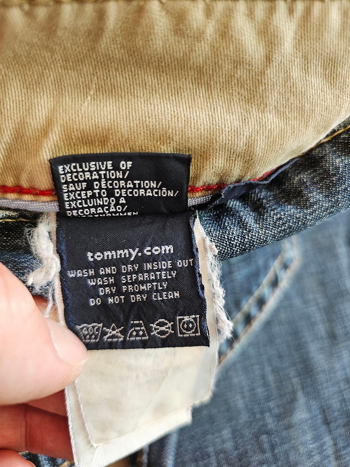 타미힐피거 남성 데님 청바지 34 상품이미지5
