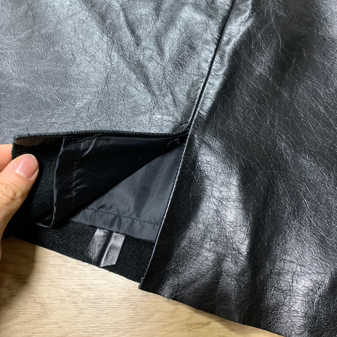 25)Gap 갭 소가죽 스커트 상품이미지5