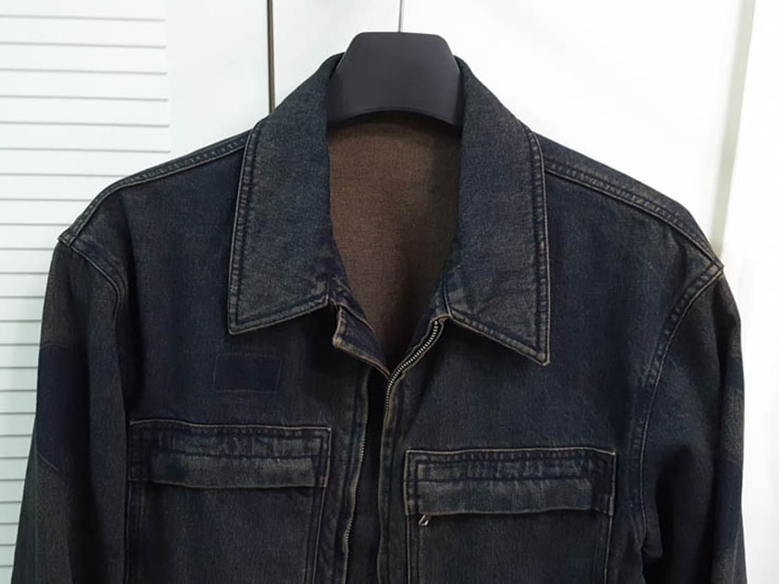 쿠어 틴트 데님 집업 자켓 M 상품이미지2