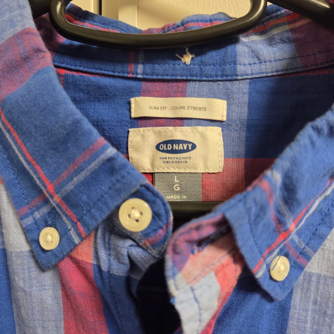 Old Navy 아메리칸 빈티지 체크 셔츠 XL(105) 상품이미지3