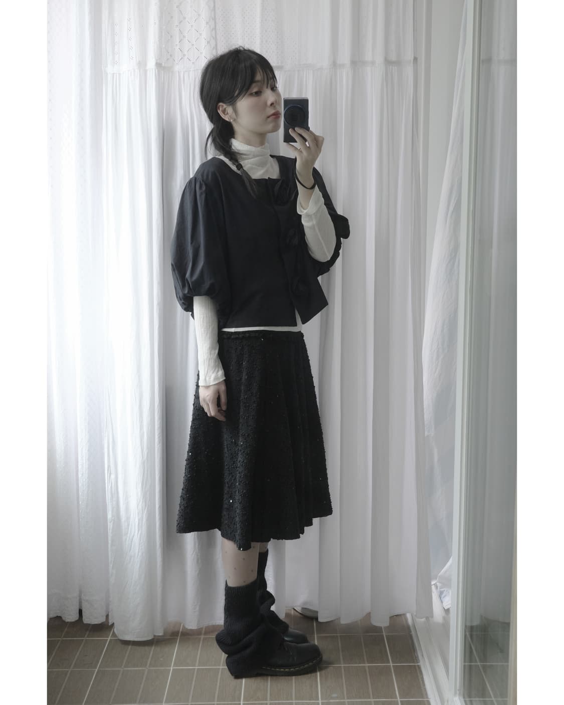 Spangles tinsel skirt 상품이미지1