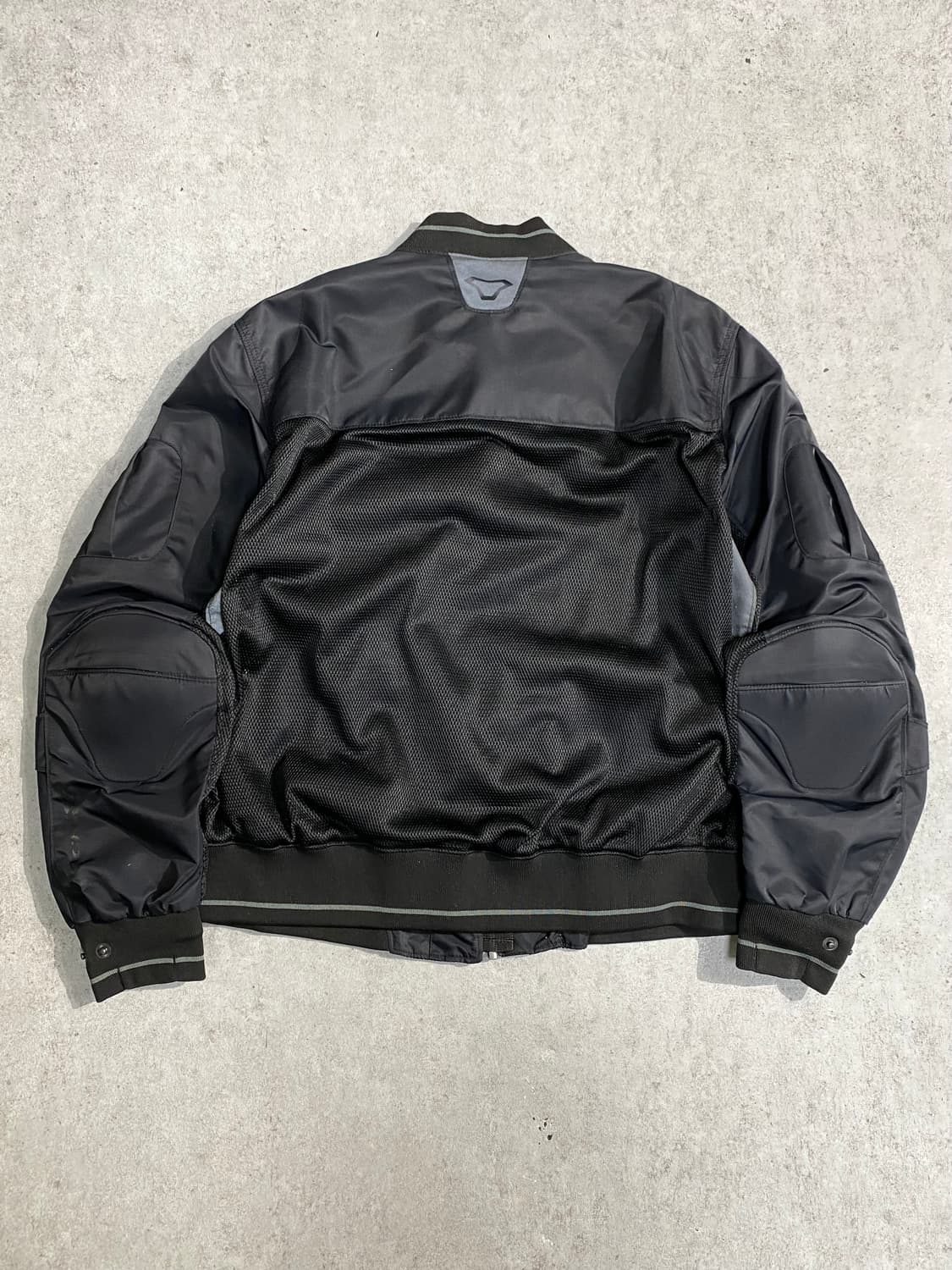 [3XL] MACNA 블랙 매쉬 바이커 자켓 상품이미지7