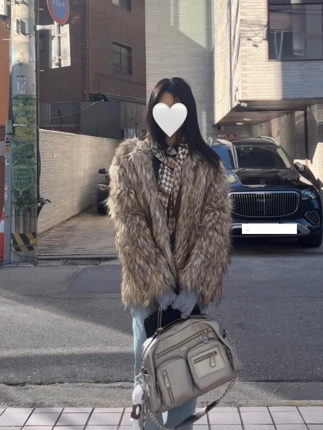 라쿤 퍼 재킷 상품이미지1