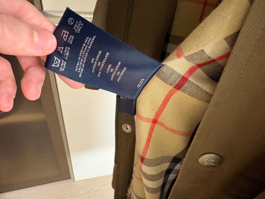 버버리 브라운 숏 트렌치 코트 상품이미지8