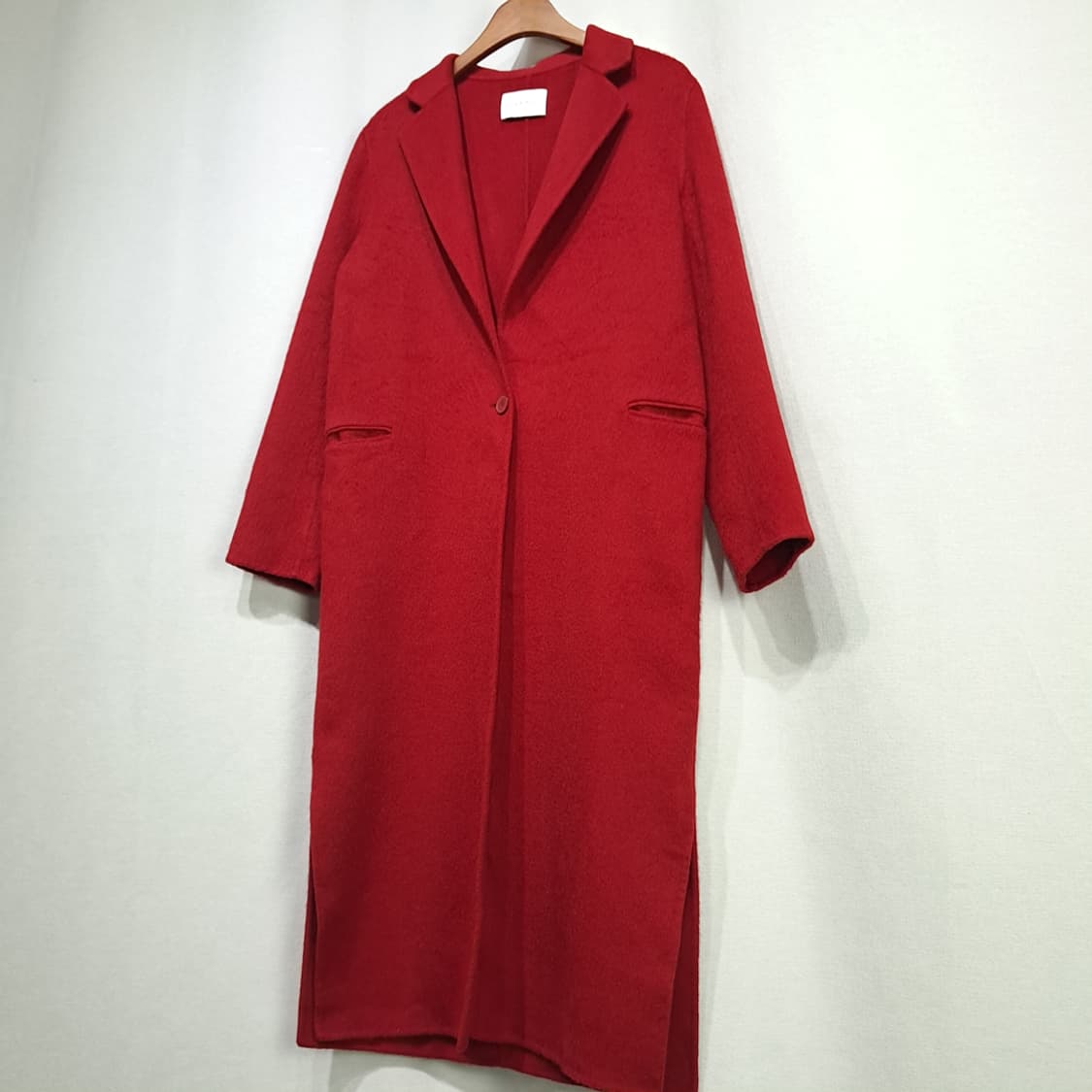 CN939W L 산드로 PARIS 레드 울 롱 코트 상품이미지2