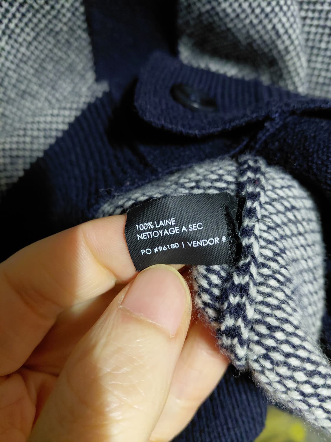 [클럽모나코]울100 가디건 M(95)사이즈 상품이미지4