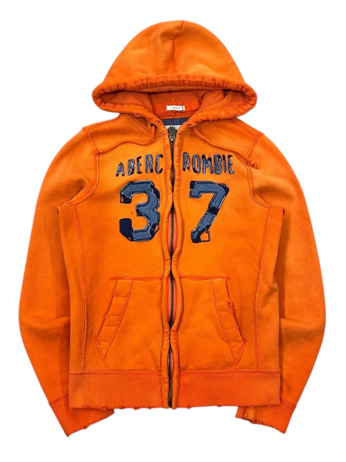 아베크롬비 후드집업 오렌지 M #csz1858 상품이미지3