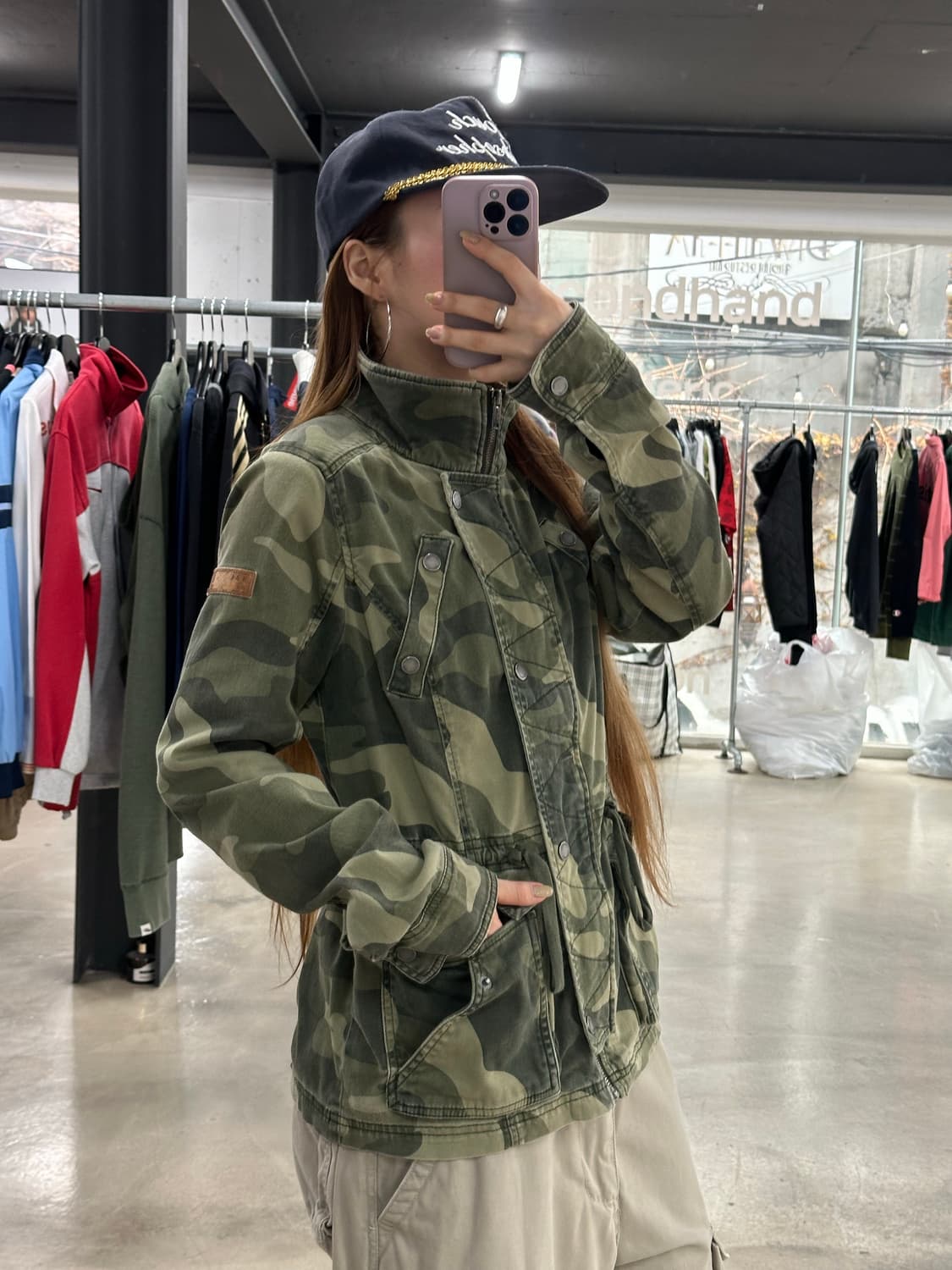 홀리스터 하이넥 헤리티지 밀리터리 자켓 상품이미지3