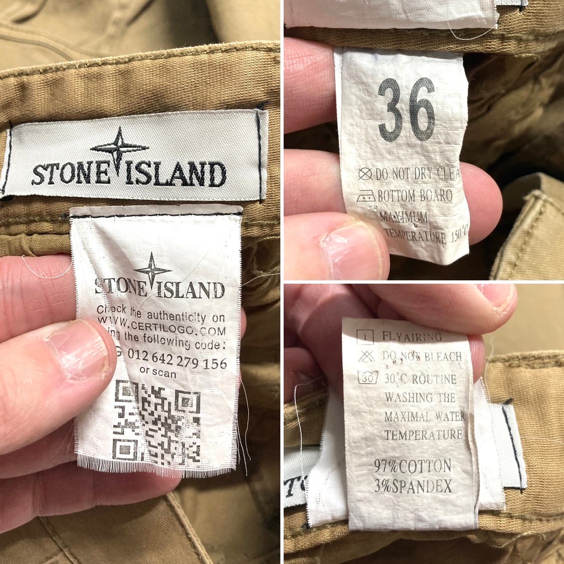 00s 스톤 구형 택티컬 코튼 카고 팬츠 36-38 상품이미지9