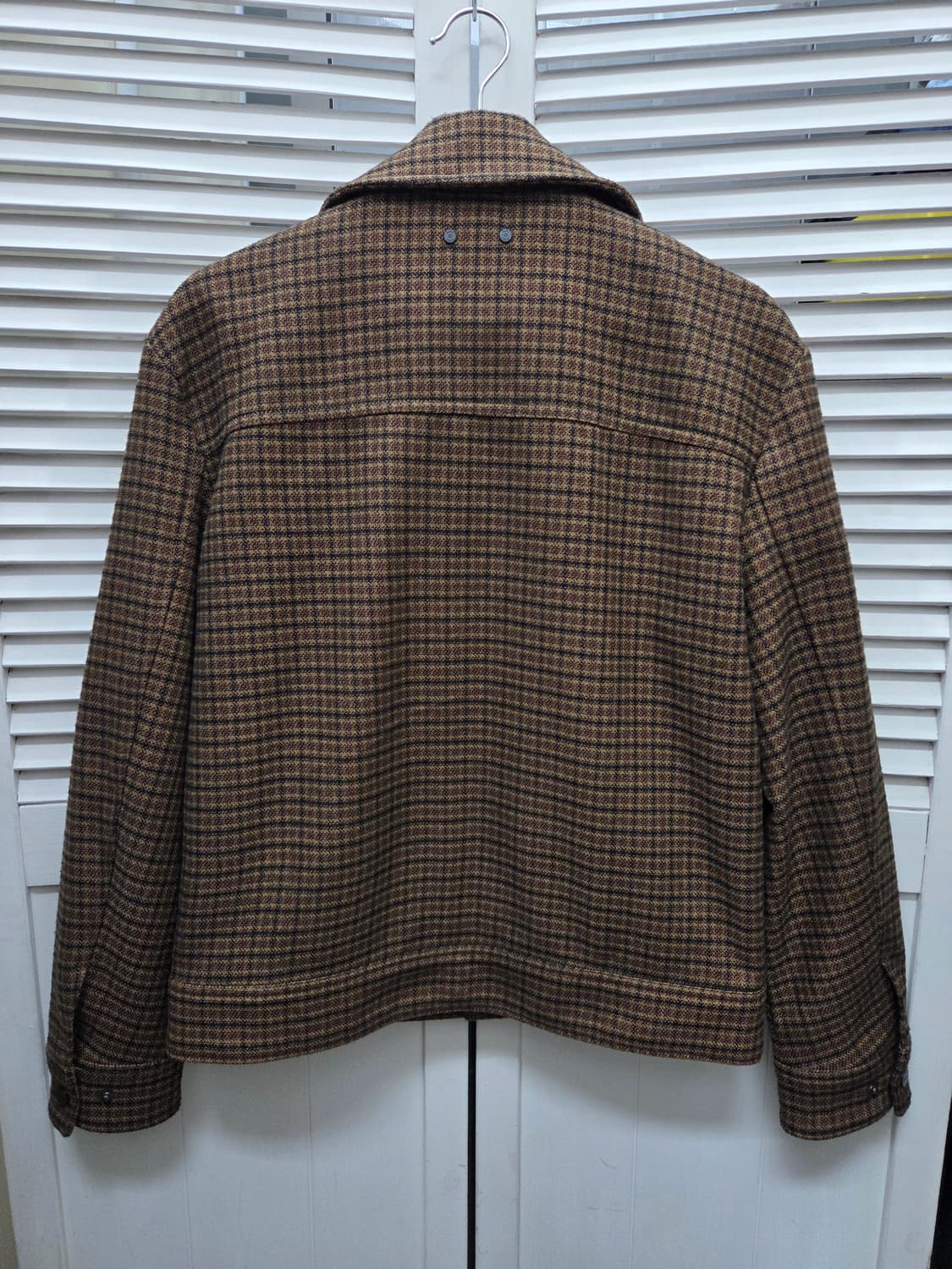 테이트 브라운 체크 트러커 자켓 상품이미지4